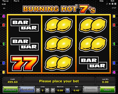Игровой автомат Burning Hot 7s